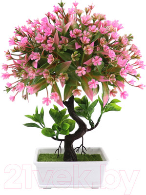 Искусственное растение Merry Bear Home Decor Бонсай / EGB3121005 (розовый)