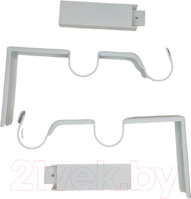 Кронштейн для карниза Merry Bear Home Decor DBLG212 MW (2шт, матовый белый)