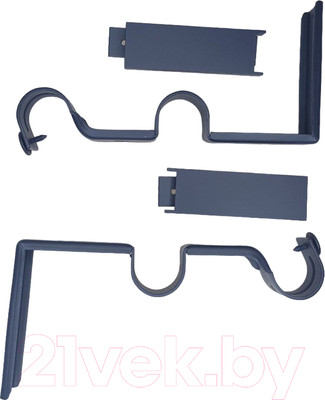 Кронштейн для карниза Merry Bear Home Decor DBLG212 GR (2шт, серый)