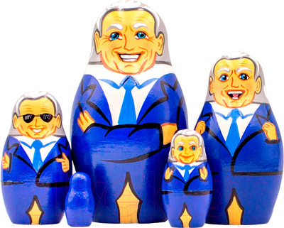 Матрешка сувенирная Брестская Фабрика Сувениров Джо Байден / 5192