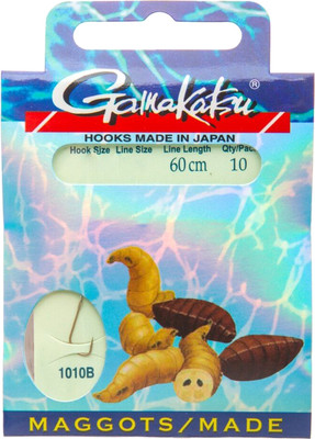 Набор крючков рыболовных Gamakatsu 1010B 12 Maggot / 140143-012-12
