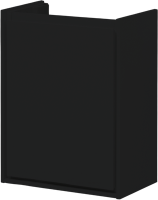 Тумба под умывальник Aquanet Милан 45 / 306378 (черный глянец)