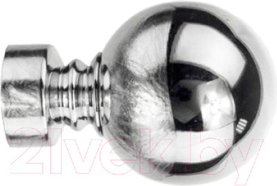 Набор наконечников для карниза Lm Decor YF059 Шар большой 25мм (2шт, хром)