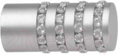 Набор наконечников для карниза Lm Decor YF117 Барамелла 25мм (2шт, сатин)