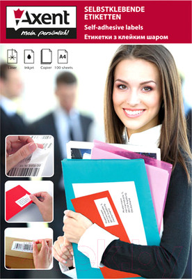 Набор этикеток Axent 2462 (105х74.6мм)