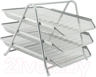 Лоток для бумаг Axent 2122-03 (серебристый)