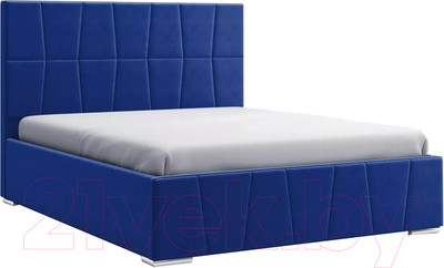 Каркас кровати Stolline Пассаж 43 с ПМ/Н 160x200 (mustang 78 синий)