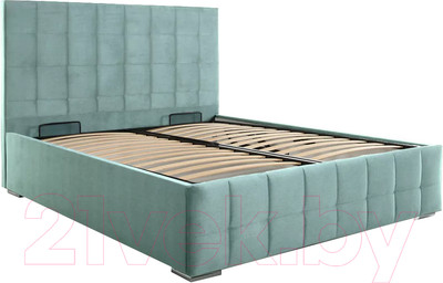 Каркас кровати Stolline Пассаж 2 30 с ПМ/Н 140x200 (велюр Velutto 14)