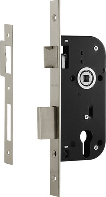 Корпус врезного замка Нора-М КЗВ-100 70мм (матовый никель)