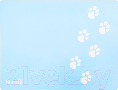Коврик под миску Scruffs Placemat / 825322 (голубой)