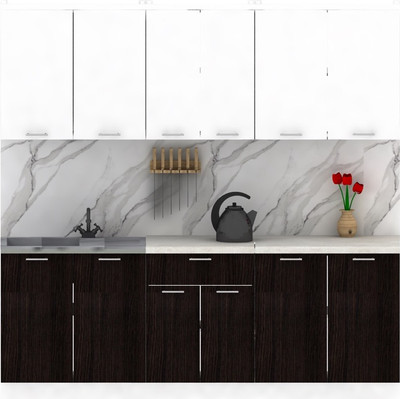 Кухонный гарнитур Eligard Lion 2.2 (белый/дуб марбург/королевский опал)