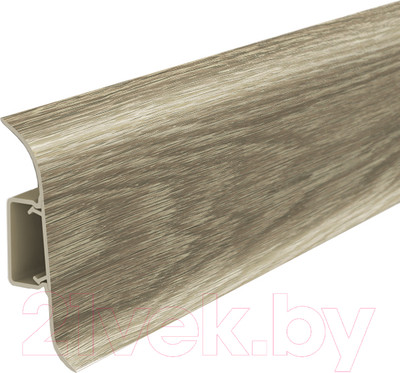 Плинтус Ideal Классик 208 Дуб мокко 55мм С центральной планкой (2.2м)