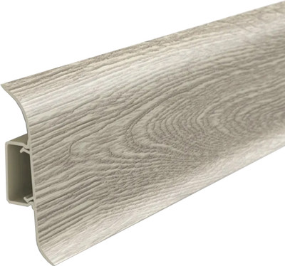 Плинтус Ideal Классик 229 Дуб латте 55мм С центральной планкой (2.2м)