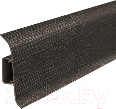 Плинтус Ideal Классик 303 Венге темный 55мм С центральной планкой (2.2м)