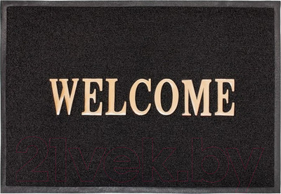 Коврик грязезащитный ComeForte Welcome 40x60 (черный)