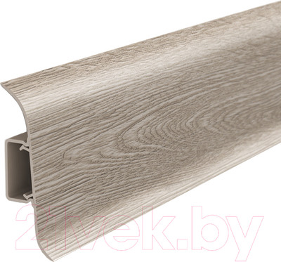 Плинтус Ideal Классик 415 Дуб палена 55мм С центральной планкой (2.2м)