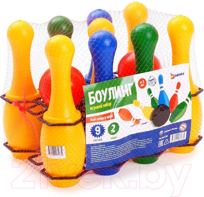 Боулинг детский Zabiaka Боулинг / 3388316 (цветной)