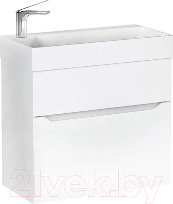 Тумба под умывальник Raval Brik 65 / Brk.01.65/P/W/RL (подвесная)