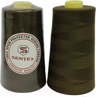 Набор швейных ниток Sentex 100% полиэстер 50/2 5000 ярдов 1394 (2шт)