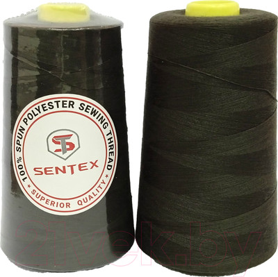 Набор швейных ниток Sentex 100% полиэстер 50/2 5000 ярдов 1395 (2шт)