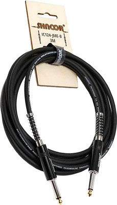 Кабель гитарный Shnoor IC124-JMe-B-3m (3м)