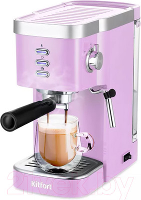 Кофеварка эспрессо Kitfort KT-7114-3 (лавандовый)