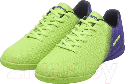 Бутсы футбольные Atemi Indoor SBA-005 (ярко-салатовый/фиолетовый, р-р 41)
