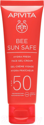 Крем солнцезащитный Apivita Bee Sun Safe SPF50 Увлажняющий освежающий крем-гель (50мл)