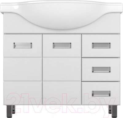 Тумба под умывальник Style Line Ирис 90 3 ящика (для классической раковины)