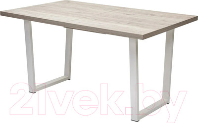Обеденный стол M-City Лофт 160 / 462M05254 (дуб анкона/белый)