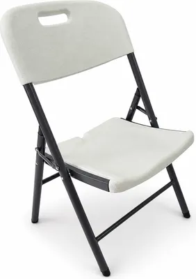 Стул складной Angioletto Пластиковый 85x52см (белый)