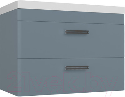 Тумба под умывальник Style Line Лотос 80 (подвесная, для квадратной раковины)