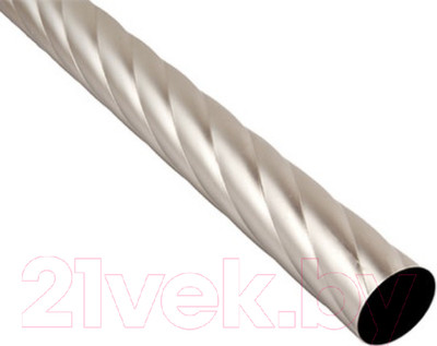 Труба для карниза Lm Decor Витая 19мм (сатин, 2.8м)