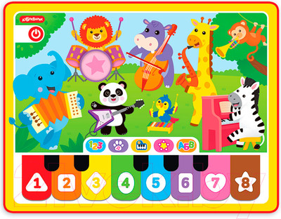 Развивающая игрушка Азбукварик Планшетик Музыкальный зоопарк / 3256