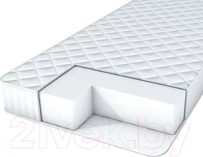 Матрас в кроватку INDIGO Comfort Classic 12x59x119 (микрофибра, светлый)