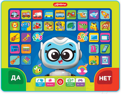 Развивающая игрушка Азбукварик Планшетик Викторина для умничек / 3177