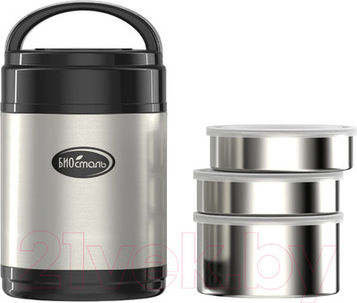Термос для еды Биосталь NR-1800-3