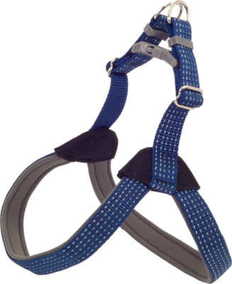 Шлея КАСКАД Премиум / 01230051-06 (светоотражающий, синий)