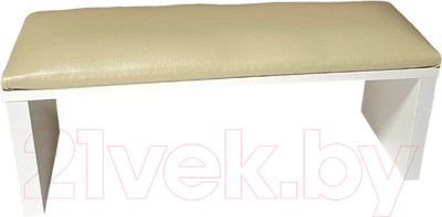 Подставка для маникюра ОМурМебель Эконом 101 латте люкс (белый/бежевый)