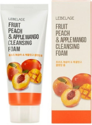 Пенка для умывания Lebelage C экстрактами персика и манго (100мл)