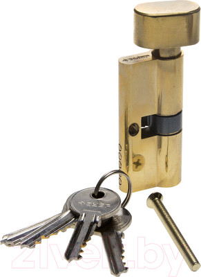 Цилиндровый механизм замка Зубр Мастер 52103-60-1 (латунь)