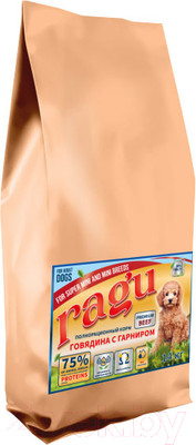 Сухой корм для собак Ragu Для миниатюрных и мелких пород говядина с гарниром (3.5кг)