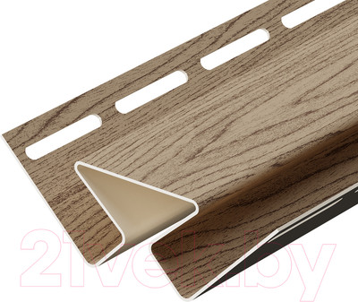 Угол для сайдинга Docke Lux Внутренний (3.05м, сибирский)