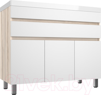 Тумба под умывальник Style Line Берген 100 1 ящик