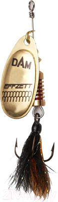 Блесна DAM FZ Standard Dressed Spinner 4 S / 60552 (золото)