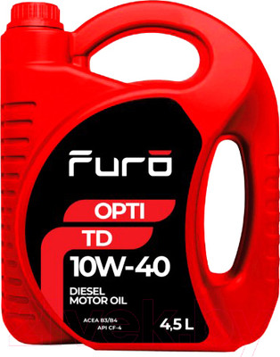 Моторное масло Furo Opti TD 10W40 / 10W40FR017 (4.5л)