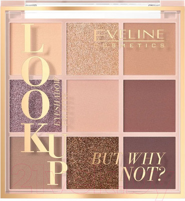 Палетка теней для век Eveline Cosmetics Look Up №1-9 But Why Not? (10г)