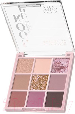 Палетка теней для век Eveline Cosmetics Look Up №1-9 Let`s Try! (10г)