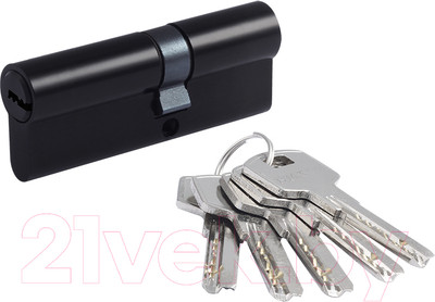 Цилиндровый механизм замка Нора-М STD AL ЛП-80 45/35 (черный)