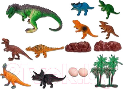 Набор фигурок игровых Наша игрушка Парк динозавров / QD-673